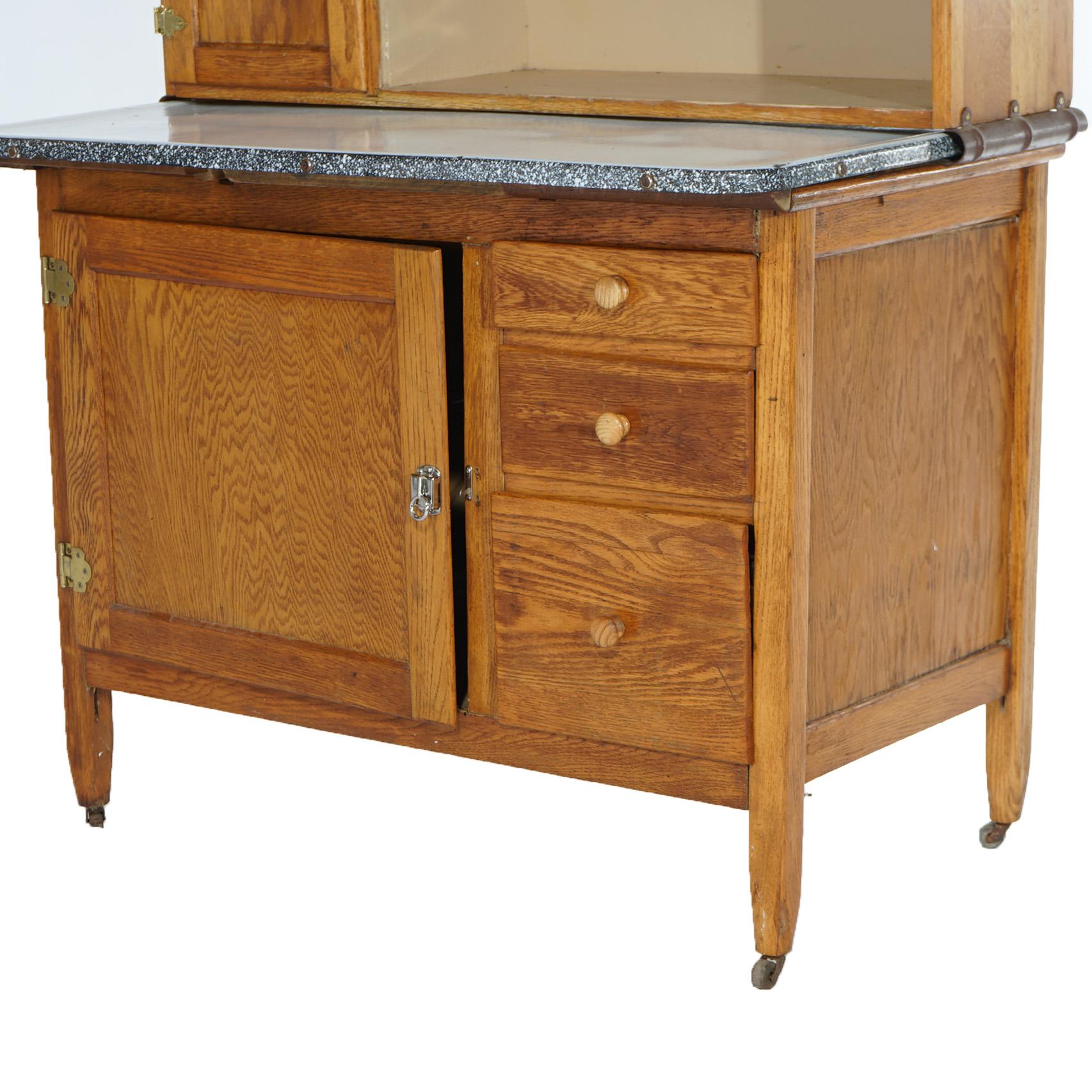 Antique Oak Hoosier Kitchen C1920 at 1stDibs antique hoosier