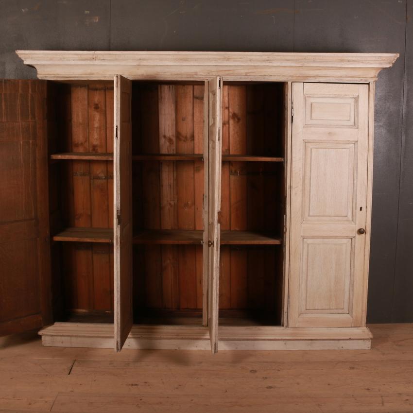 18th Century and Earlier Antique Oak Housekeepers Cupboard