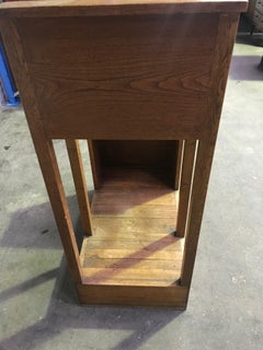 Antique oak lectern