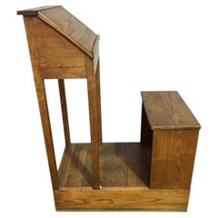 Antique oak lectern