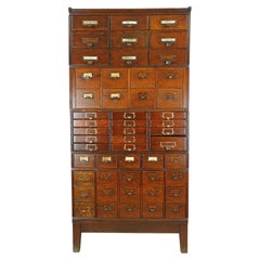 Mobile da ufficio modulare per schedari in Oak Oak antico
