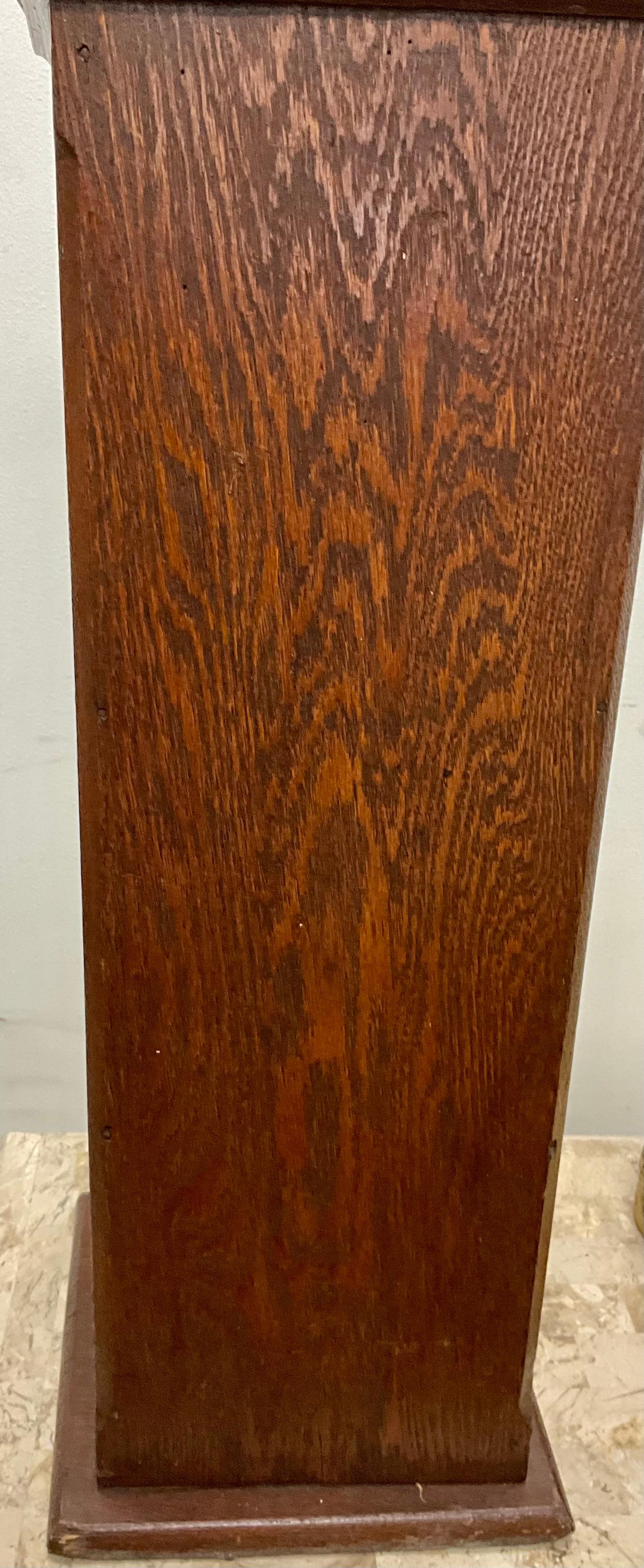 Hand-Carved Antique Oak Offering Box for the Poor