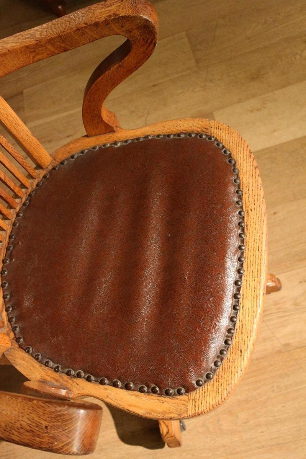 antique swivel chair mechanism