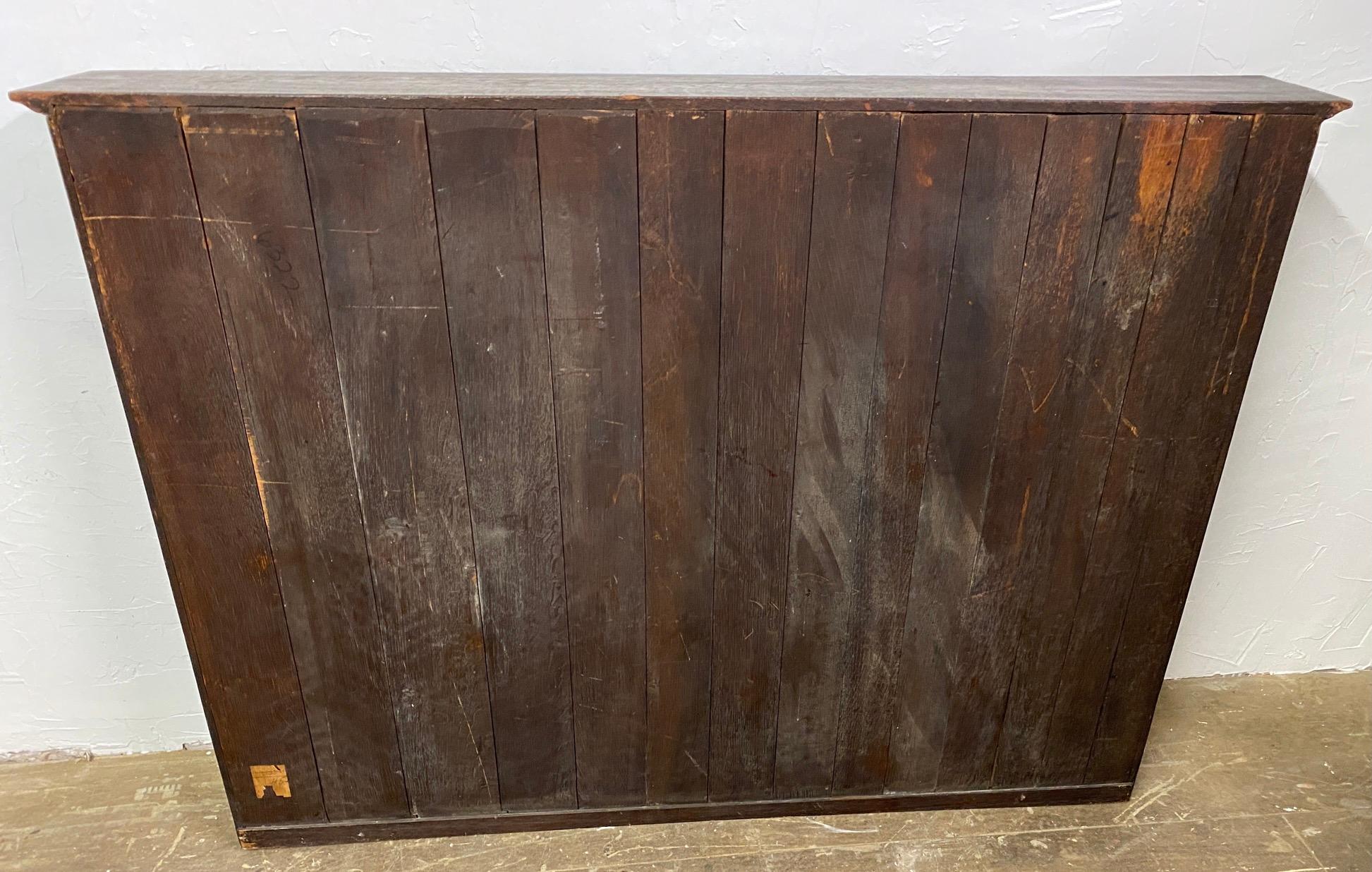 Hand-Crafted Antique Oak Plate Rack