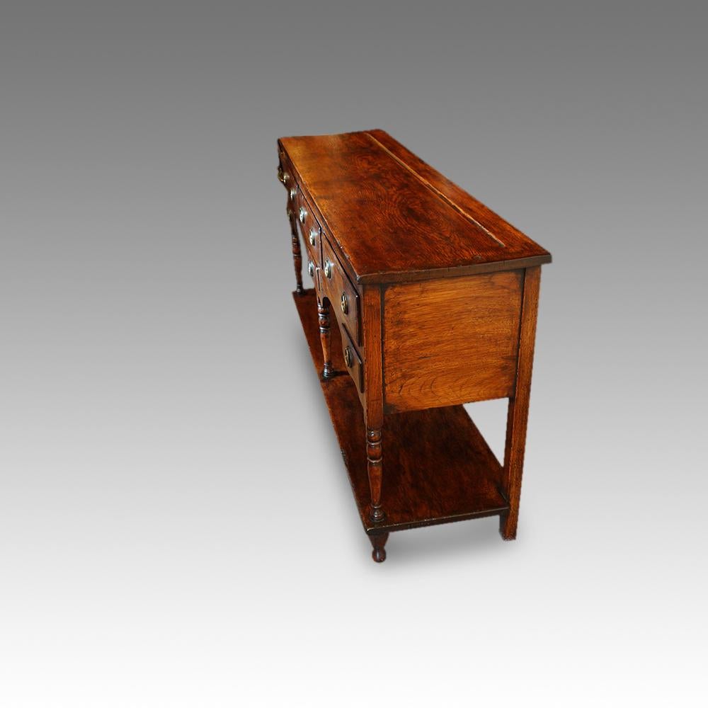 Antique Oak Pot Board Dresser 5