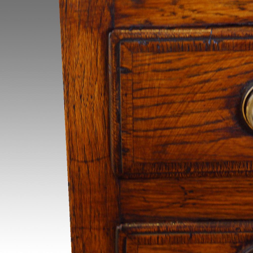 English Antique Oak Pot Board Dresser