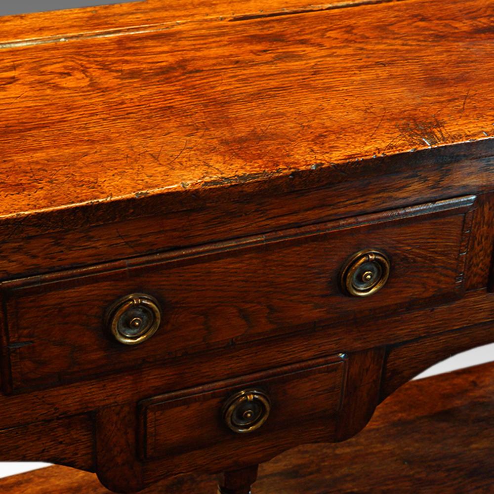 19th Century Antique Oak Pot Board Dresser