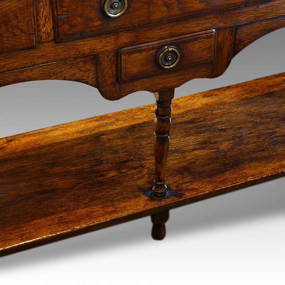 Antique Oak Pot Board Dresser 3