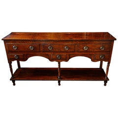 Used Oak Pot Board Dresser