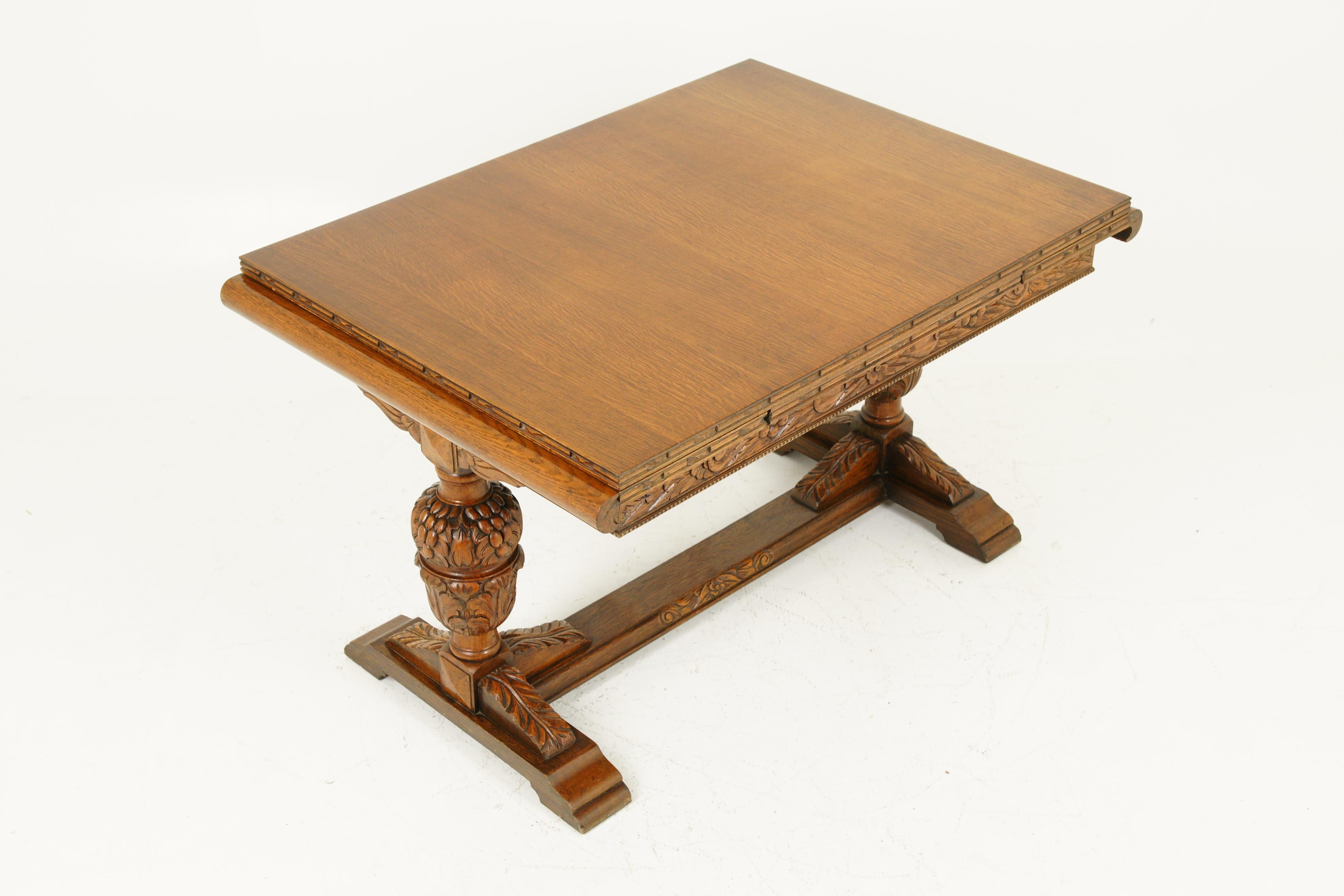 antique extendable table