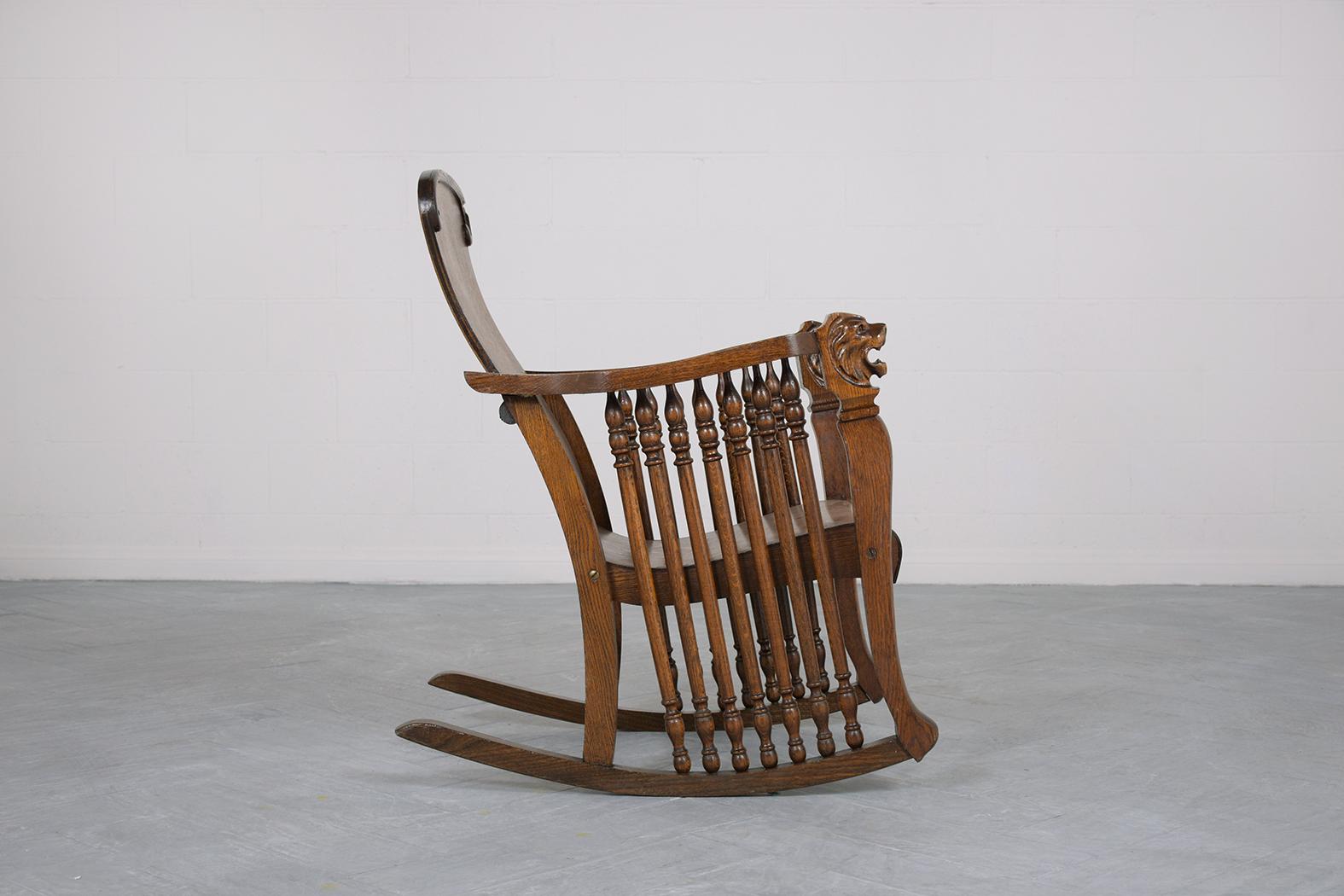 American Antique Oak Rocking Chair