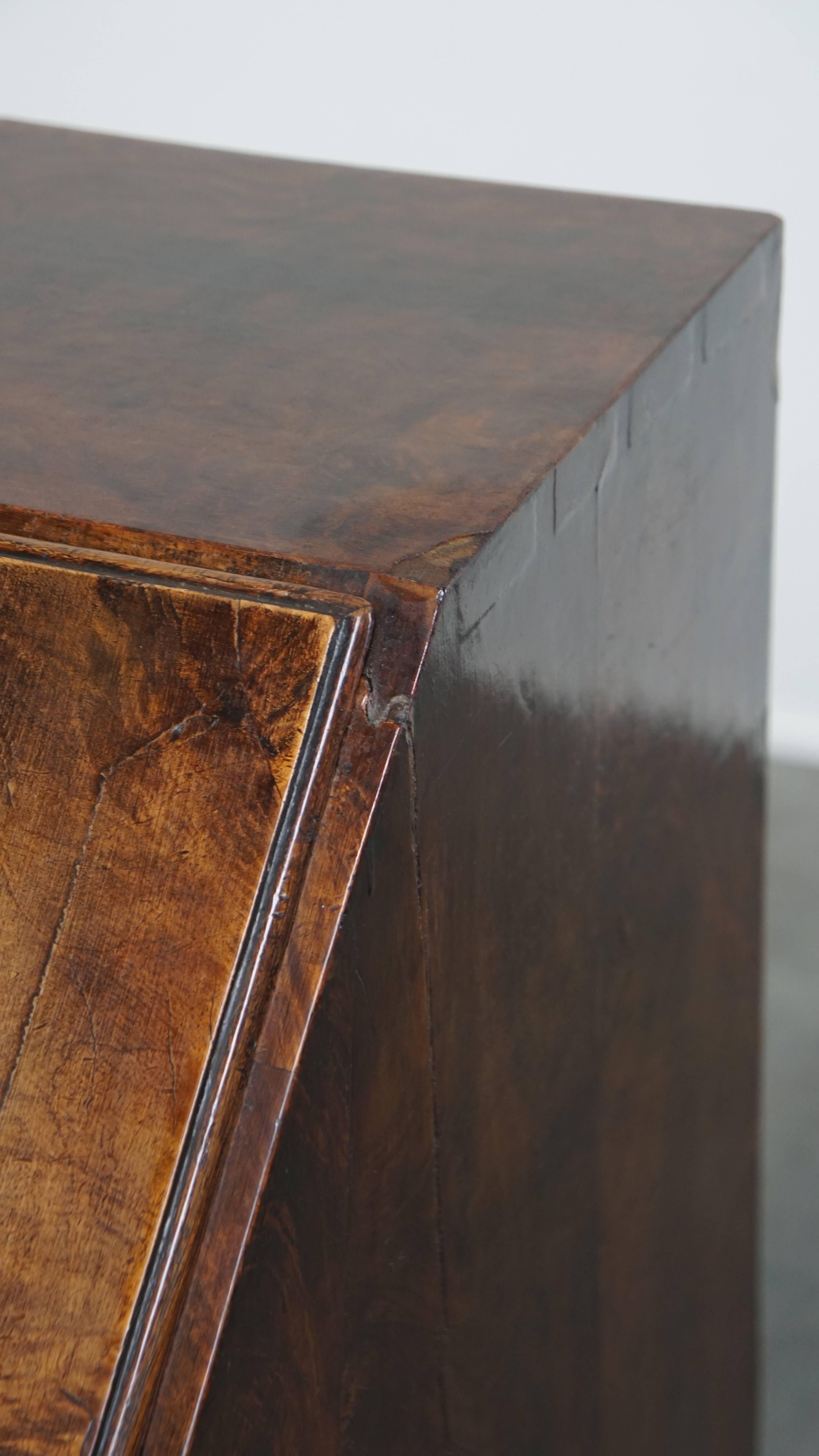 Antique Oak Secretary Desk / Chest of Drawers – Late 18th Century For Sale 10