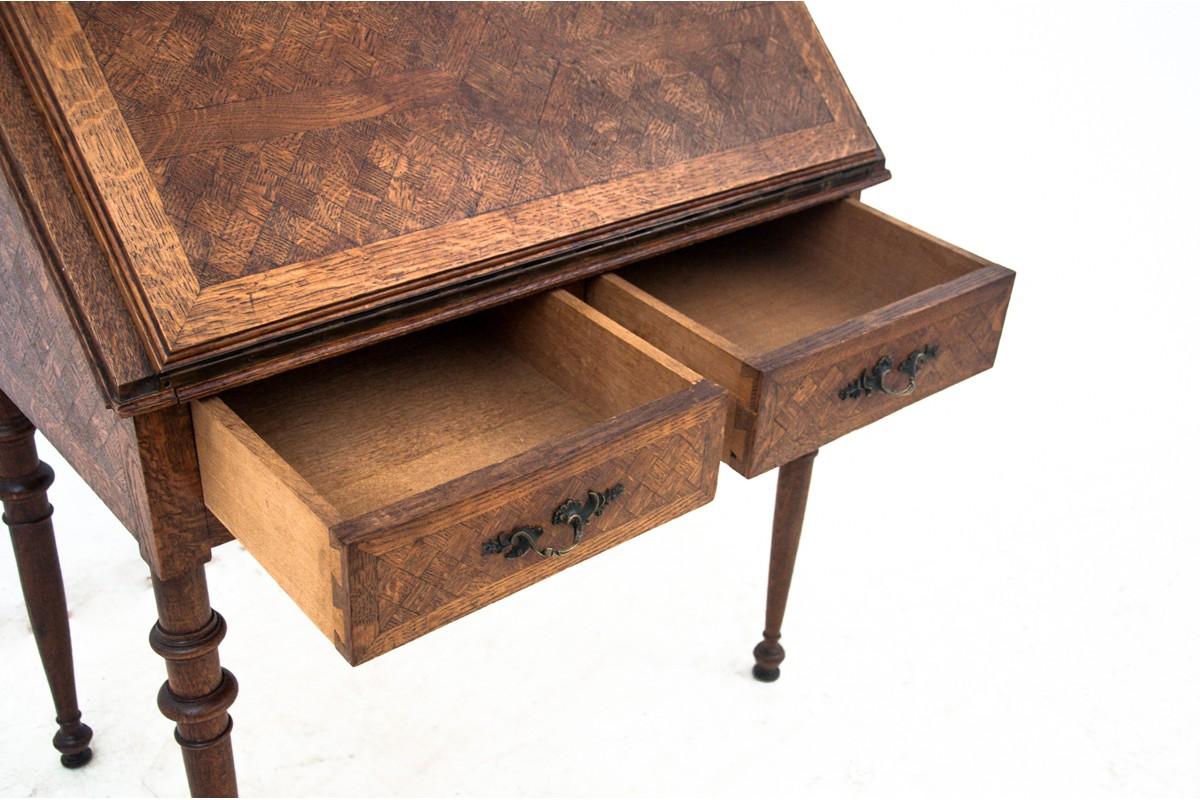 Antique Oak Secretary Desk, Sweden, circa 1920 For Sale 1