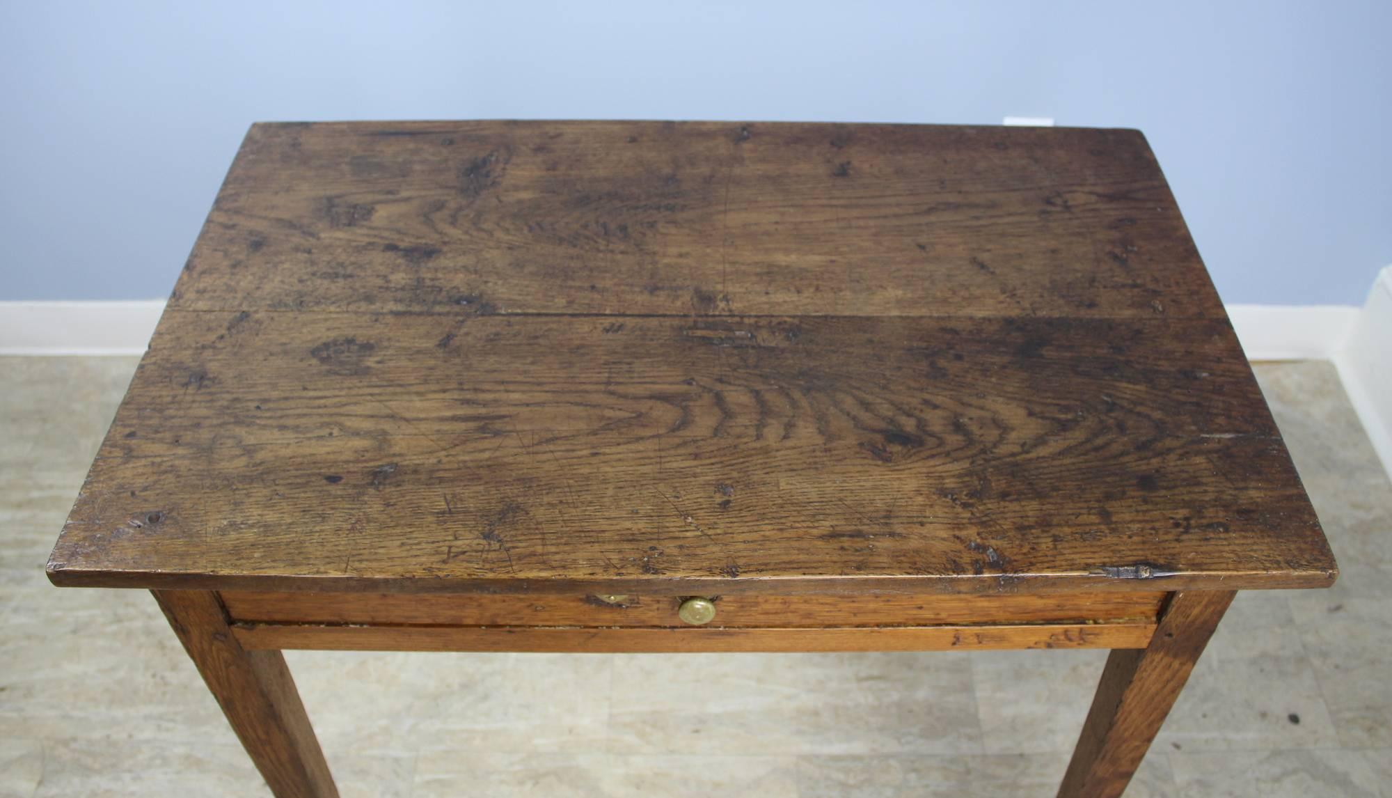 19th Century Antique Oak Side Table
