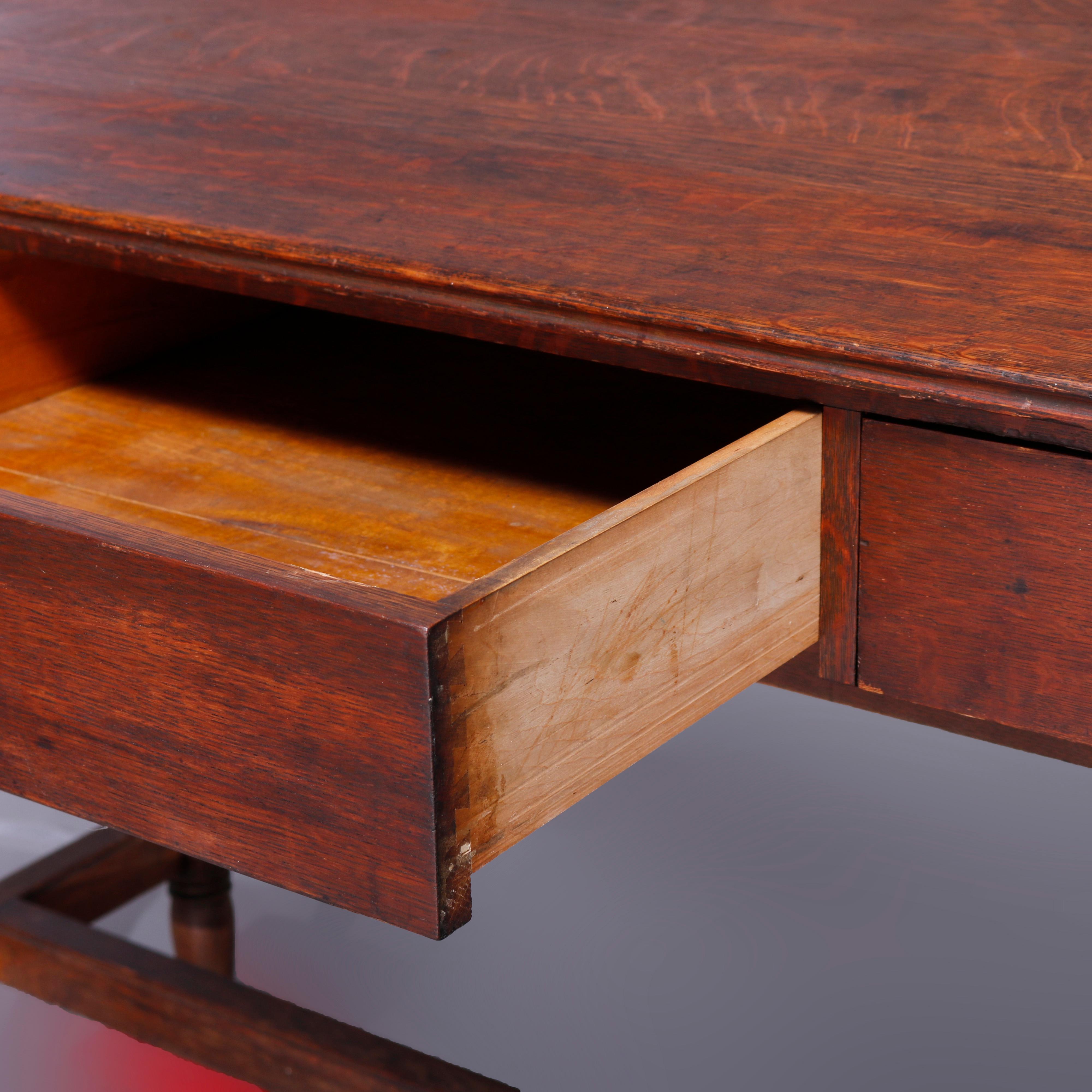 antique railroad desk