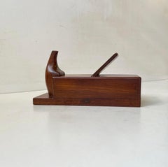 Antique Oak Snuff Box in the form of a Woodworking Plane
