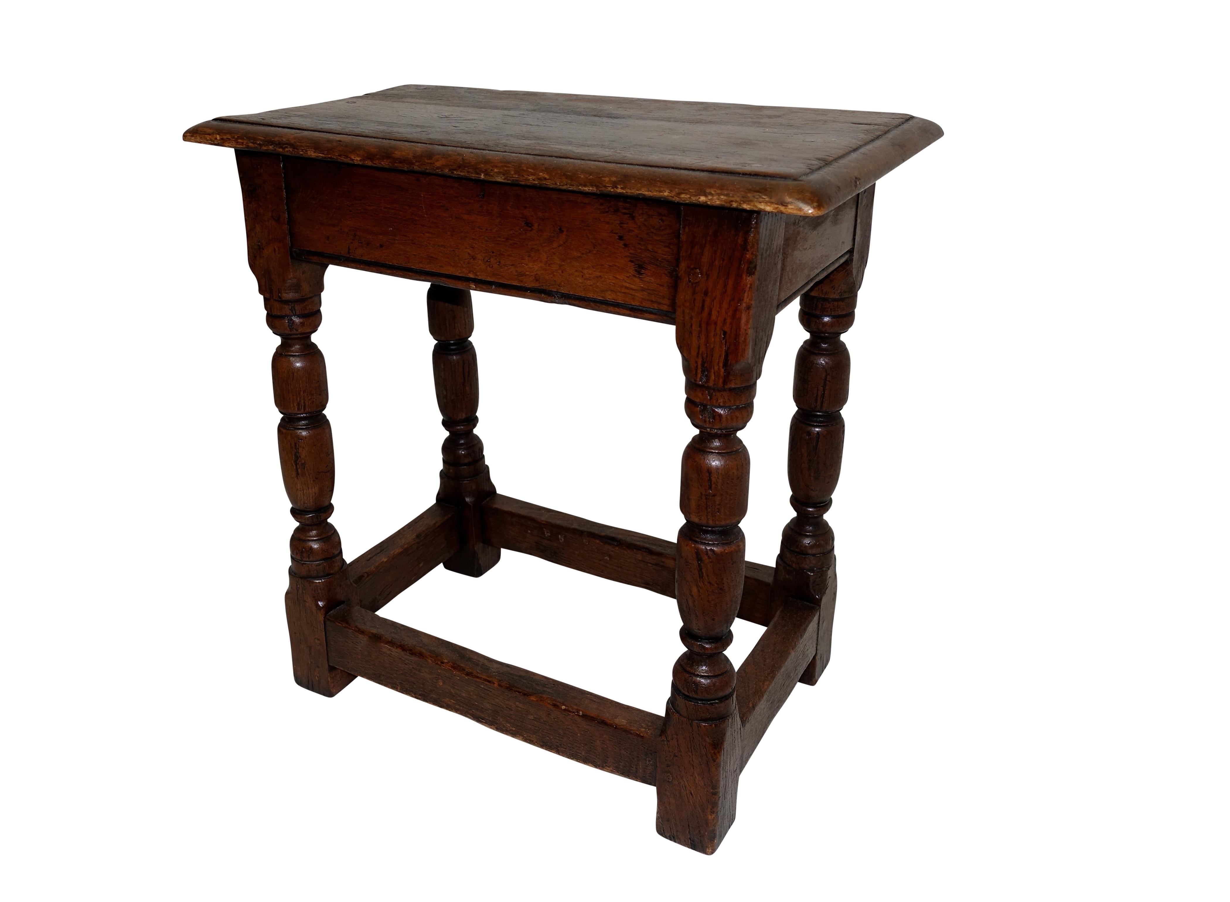 antique oak stools