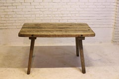 Antique Oak Table, Central Hungary, Early 20th Century