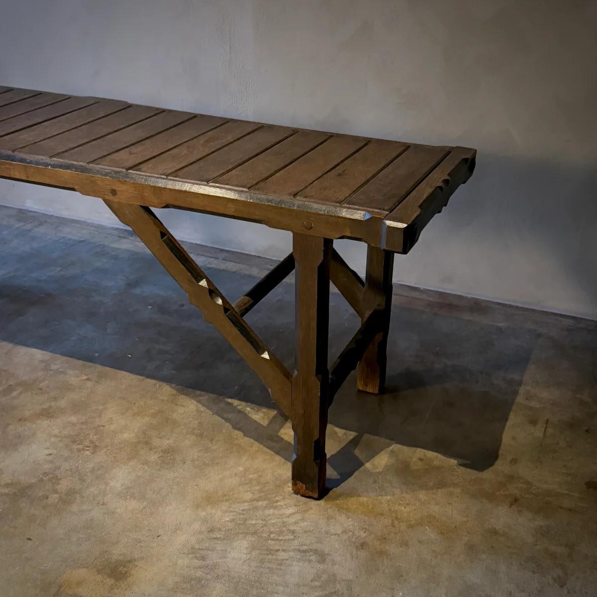 Antiker Eichen Tisch (Eichenholz) im Angebot