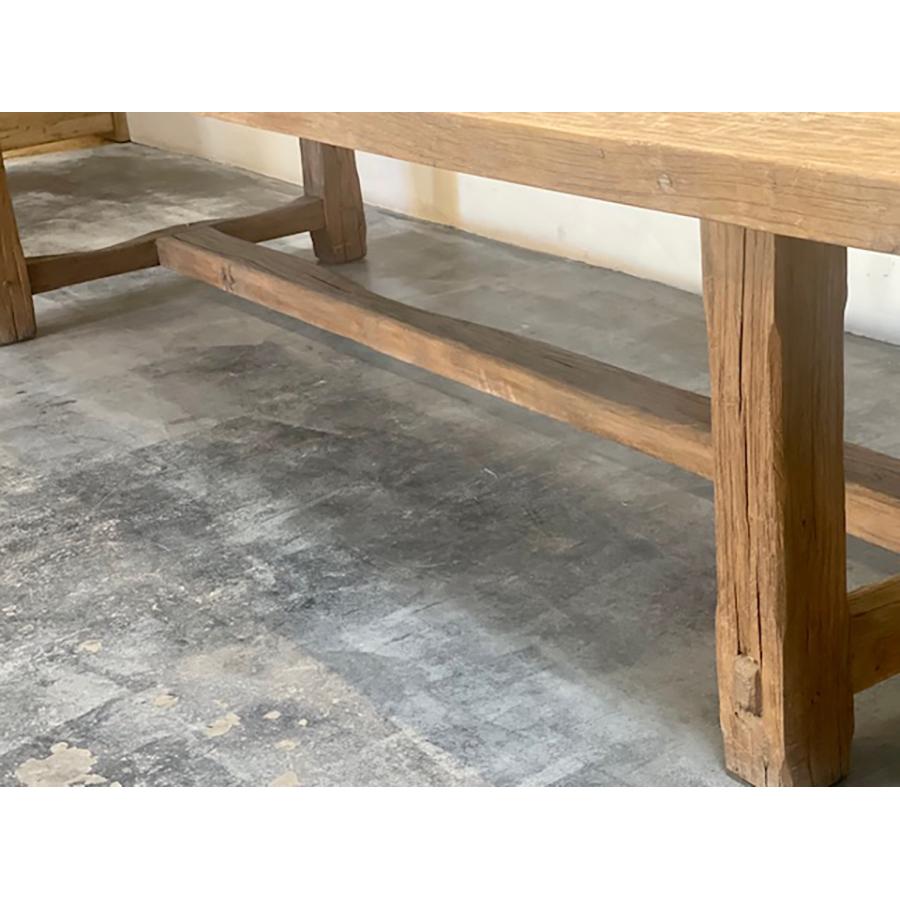 Antiker Tisch aus Eichenholz, FR-0265 im Angebot 1