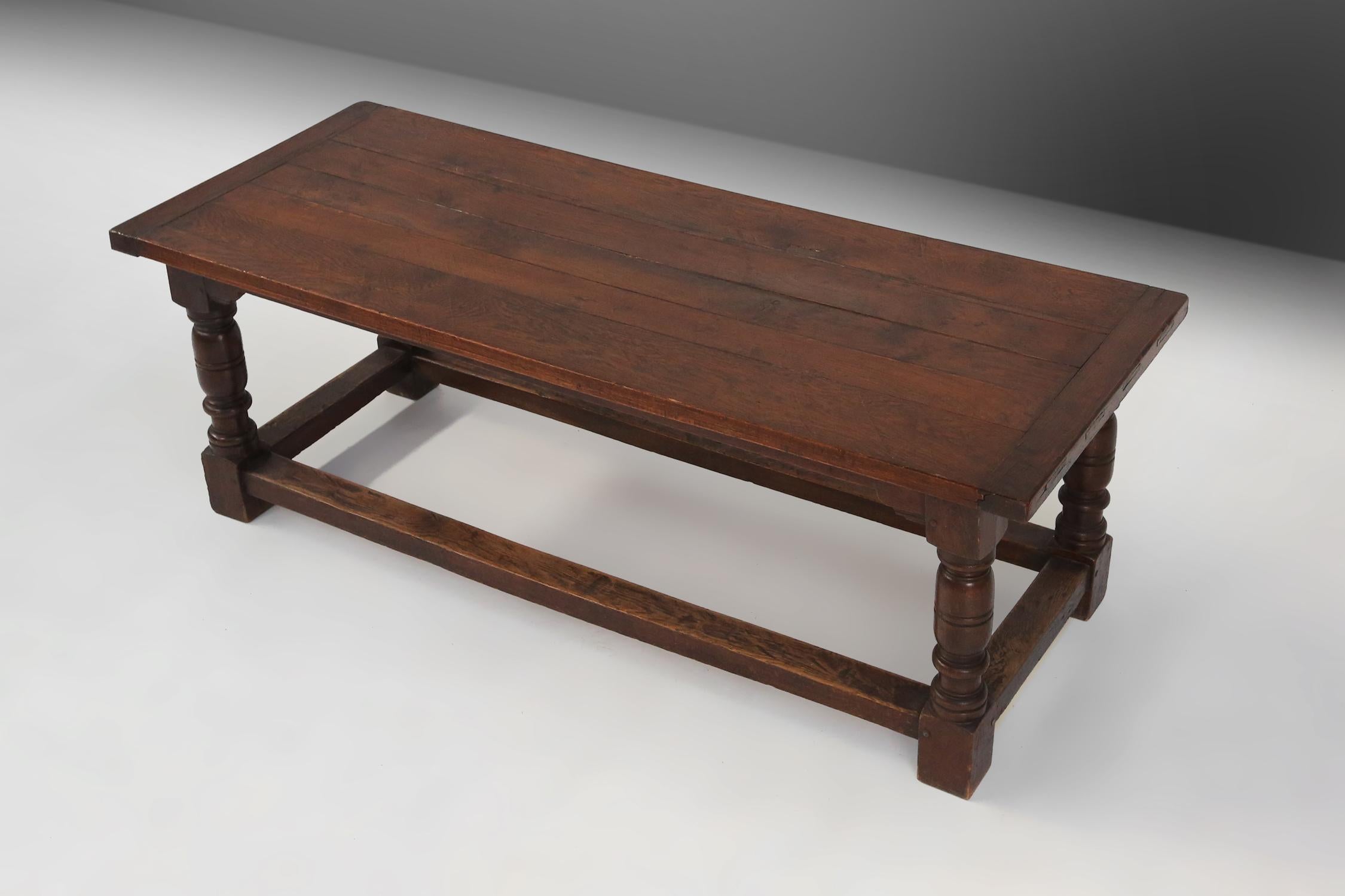 Antique Oak Table, France, 1850s For Sale 6