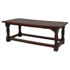 Table ancienne en chêne, France, années 1850