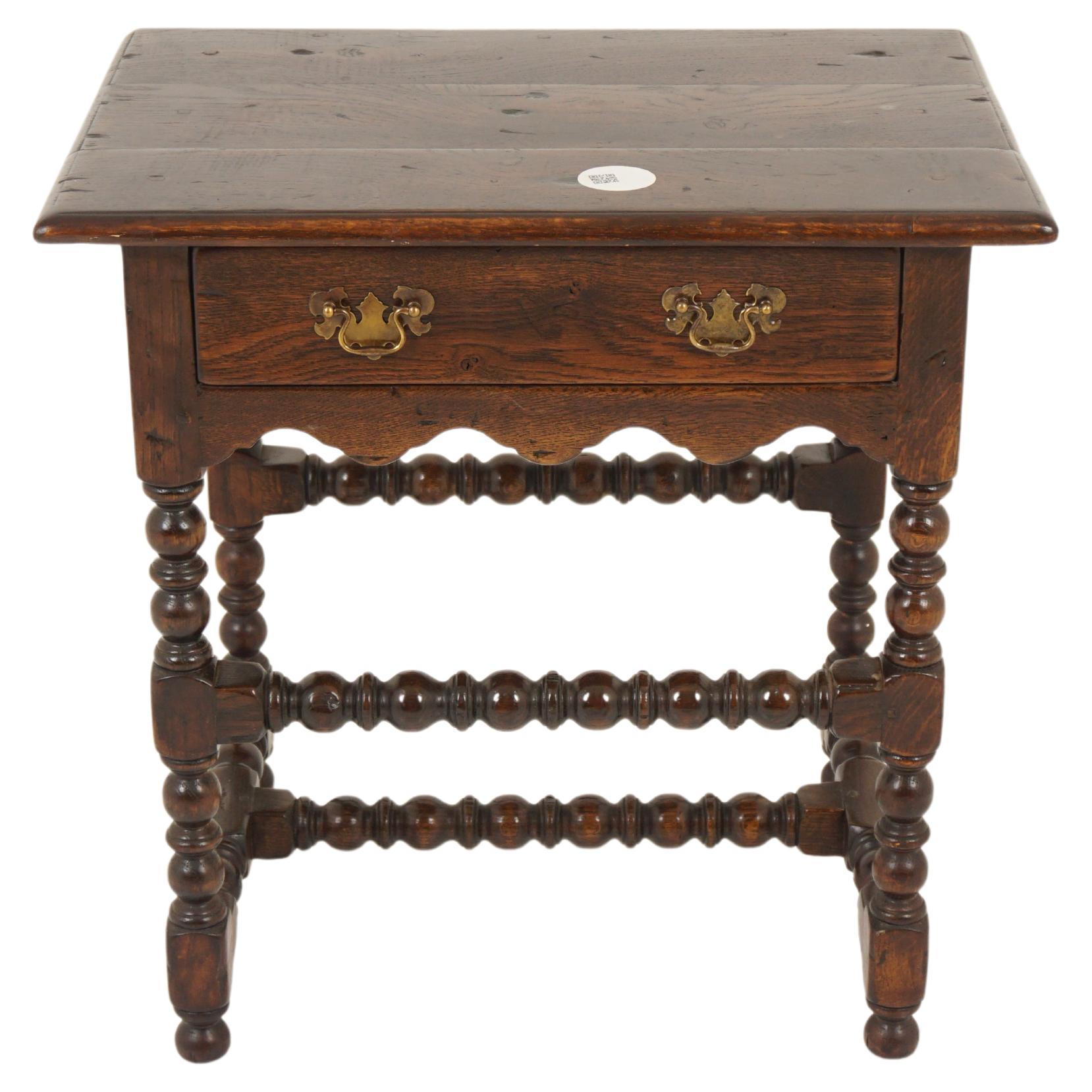 Antique Oak Table, Georgian Style Country Oak Hall Table, Scotland 1840, H1136