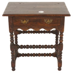 Antique Oak Table, Georgian Style Country Oak Hall Table, Scotland 1840, H1136