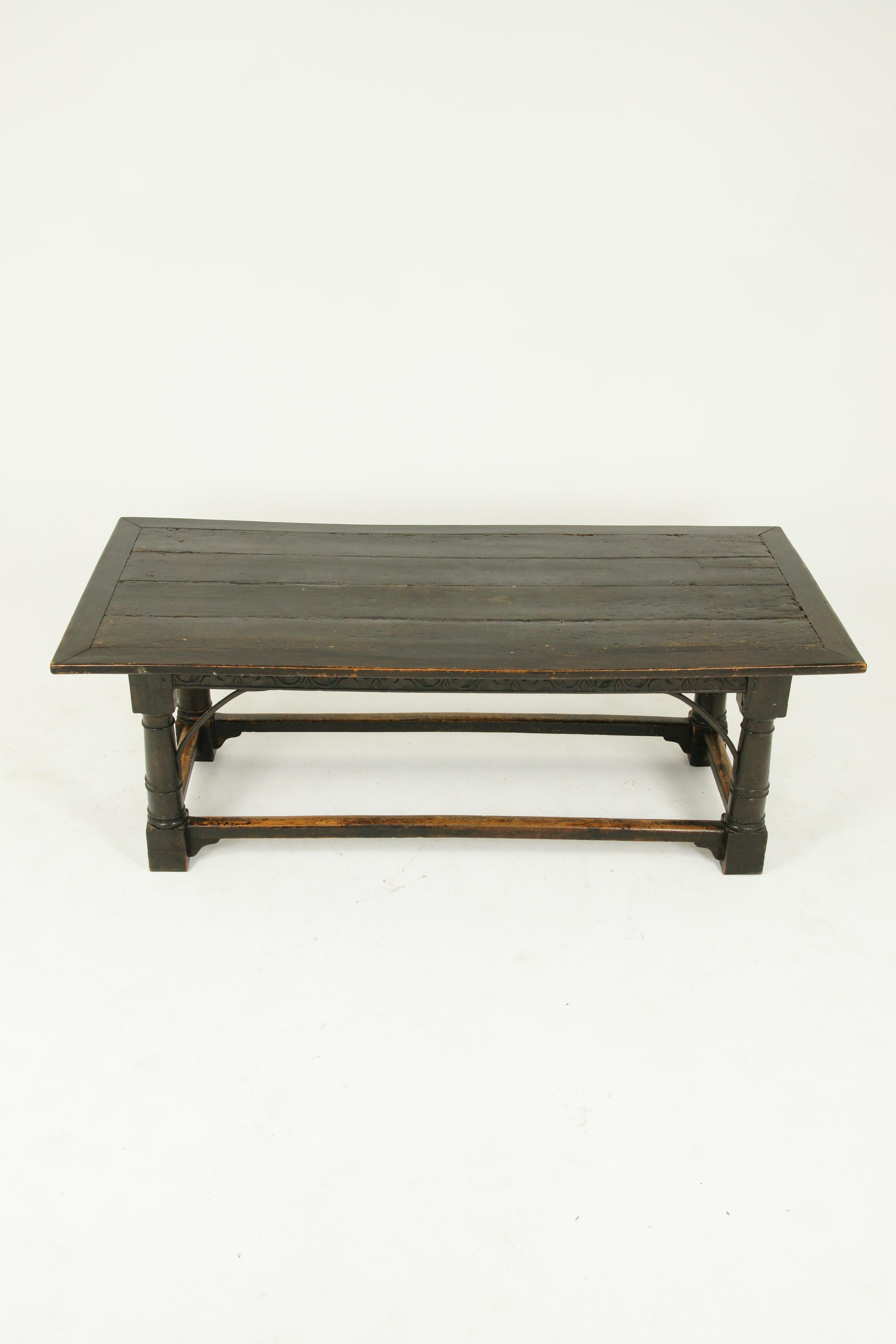 Scottish Antique Oak Table, Refectory Table, Scotland 1780, Antique Furniture, B1543