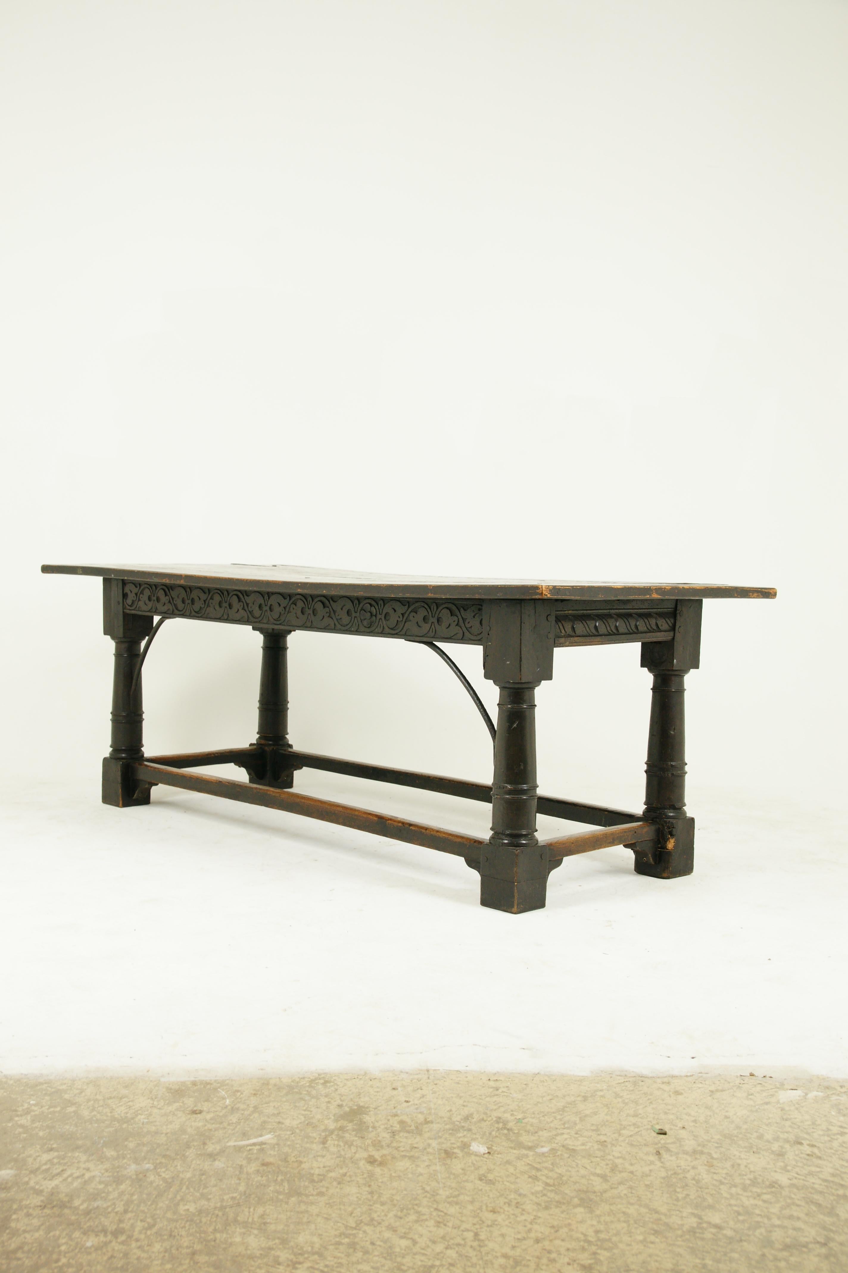Antique Oak Table, Refectory Table, Scotland 1780, Antique Furniture, B1543 2