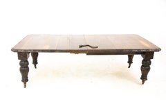 Antique Oak Table, Victorian Extending Table with Leaves, Scotland 1880, B1448