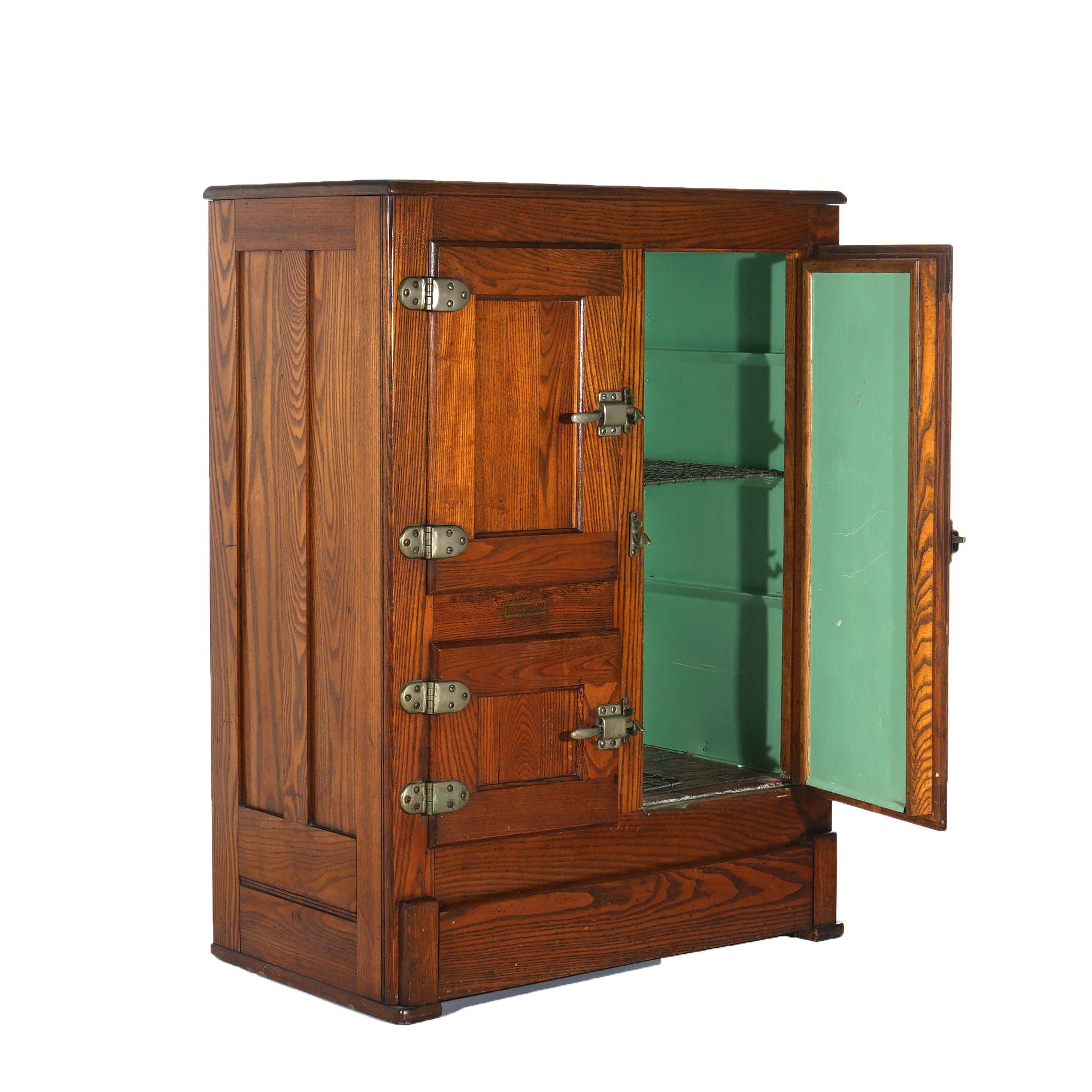 antique wooden ice box manufacturers