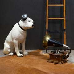 Working Antique Oak Victor Gramophone Talking Machine c.1910