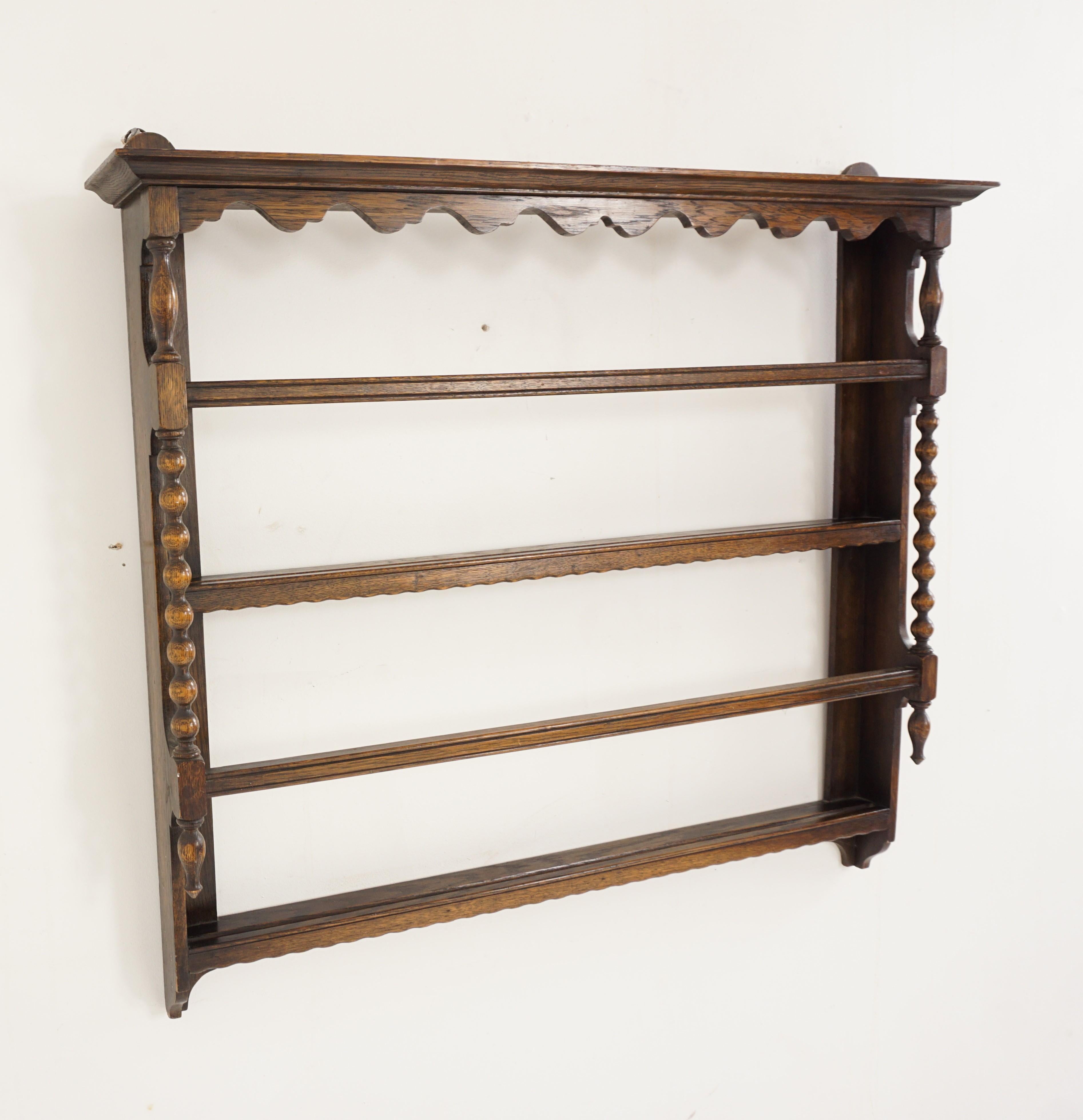 antique wall plate rack