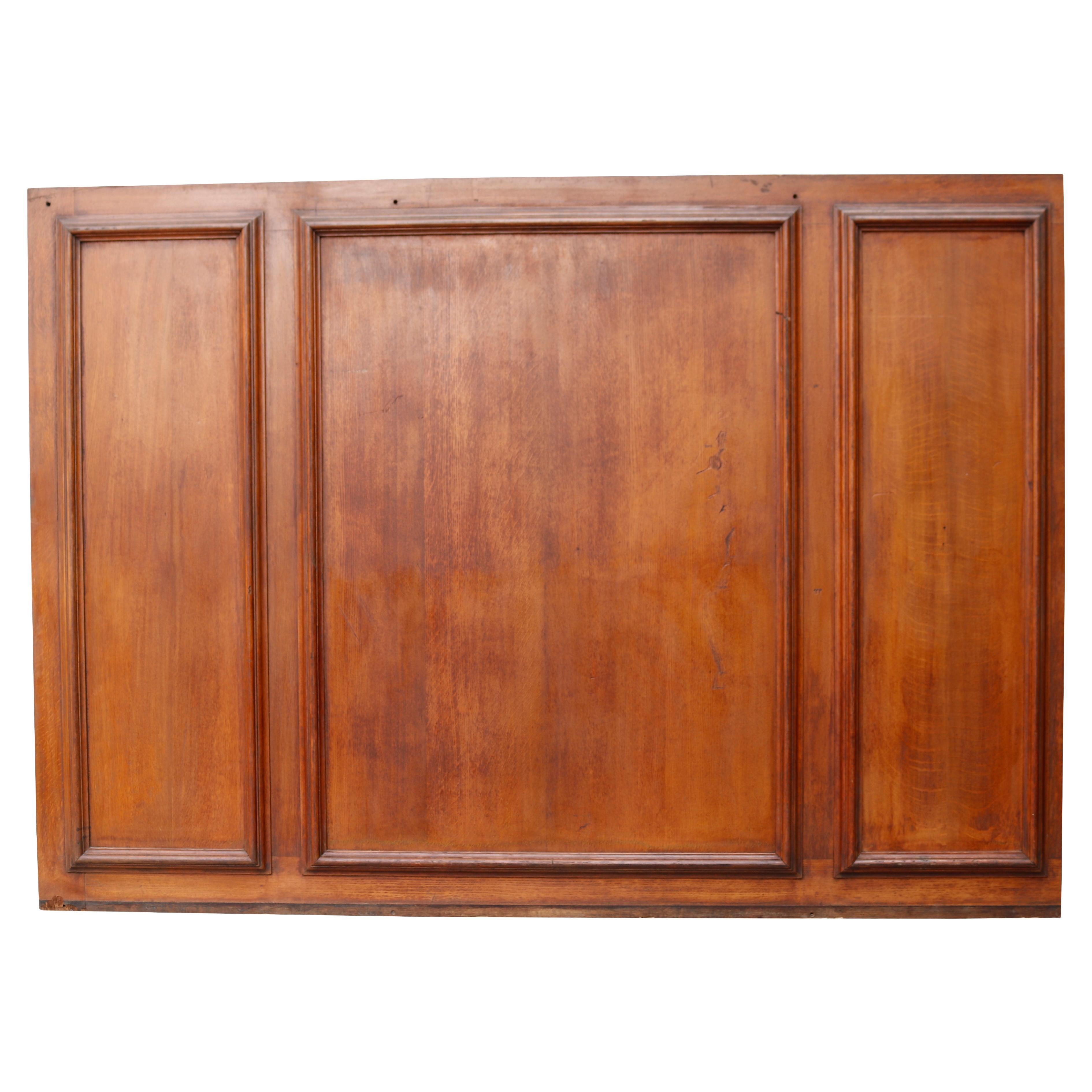 Antique Oak Wall Panelling For Sale