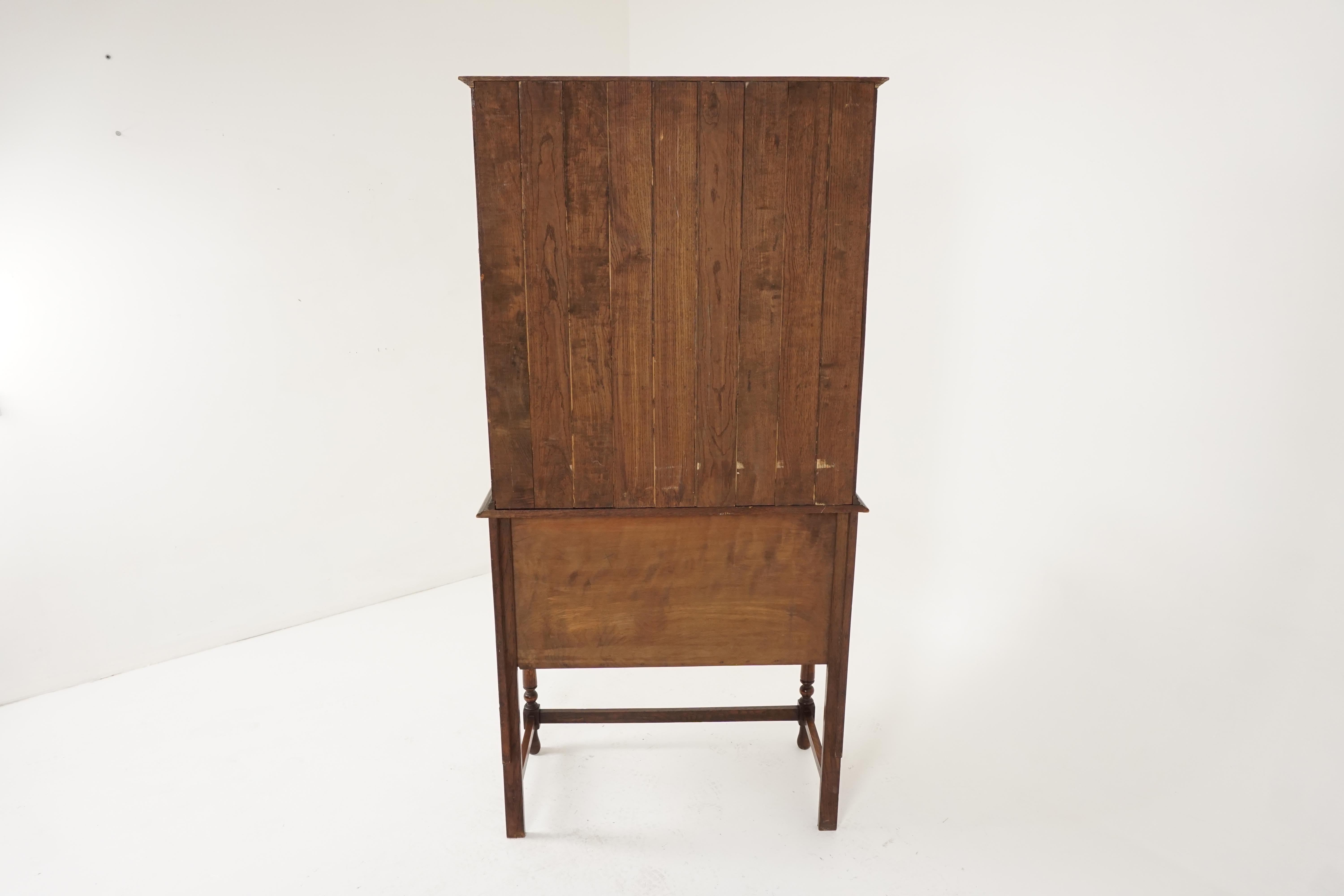 Antique Oak Welsh Dresser, Buffet Sideboard, Scotland, 1920, B2387 4