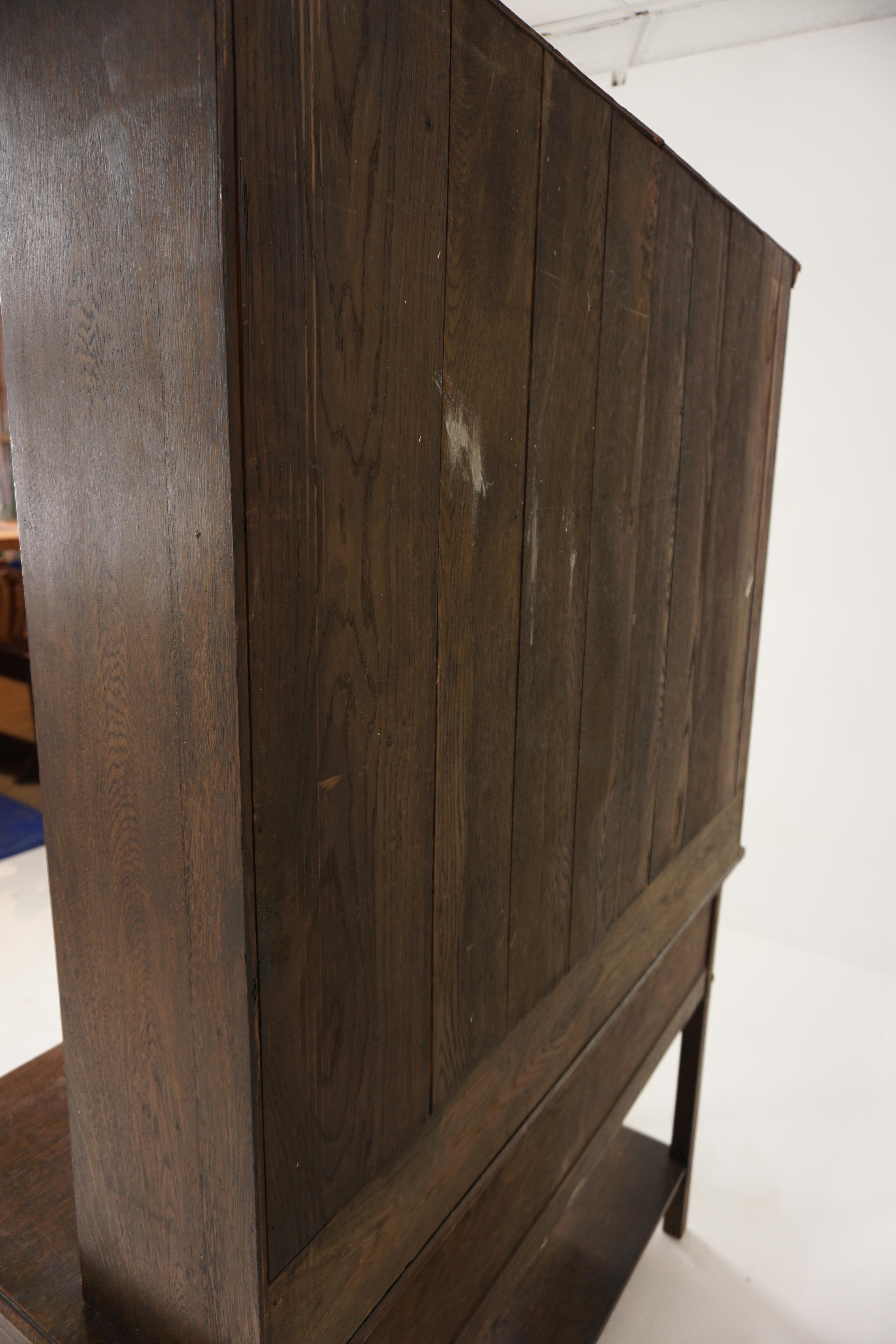Antique Oak Welsh Dresser, Sideboard, Buffet and Hutch, Scotland 1910, H799 5