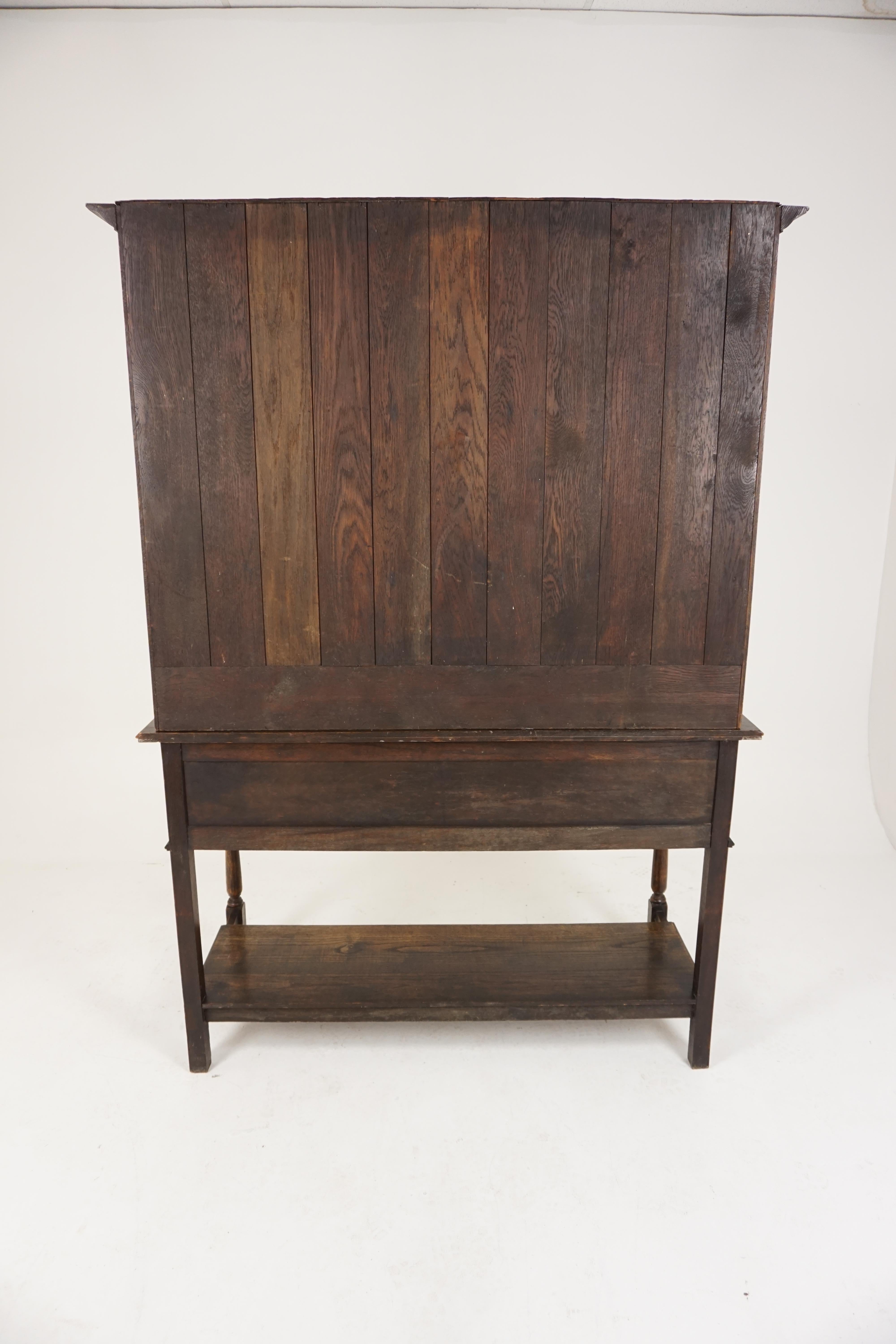 Antique Oak Welsh Dresser, Sideboard, Buffet, Scotland 1910, B1825 3