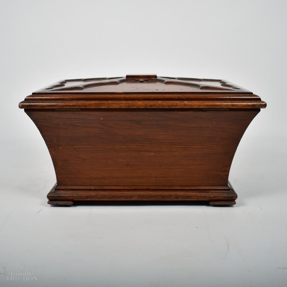 Antique Oak Wine Cooler In Fair Condition For Sale In Lincoln, GB