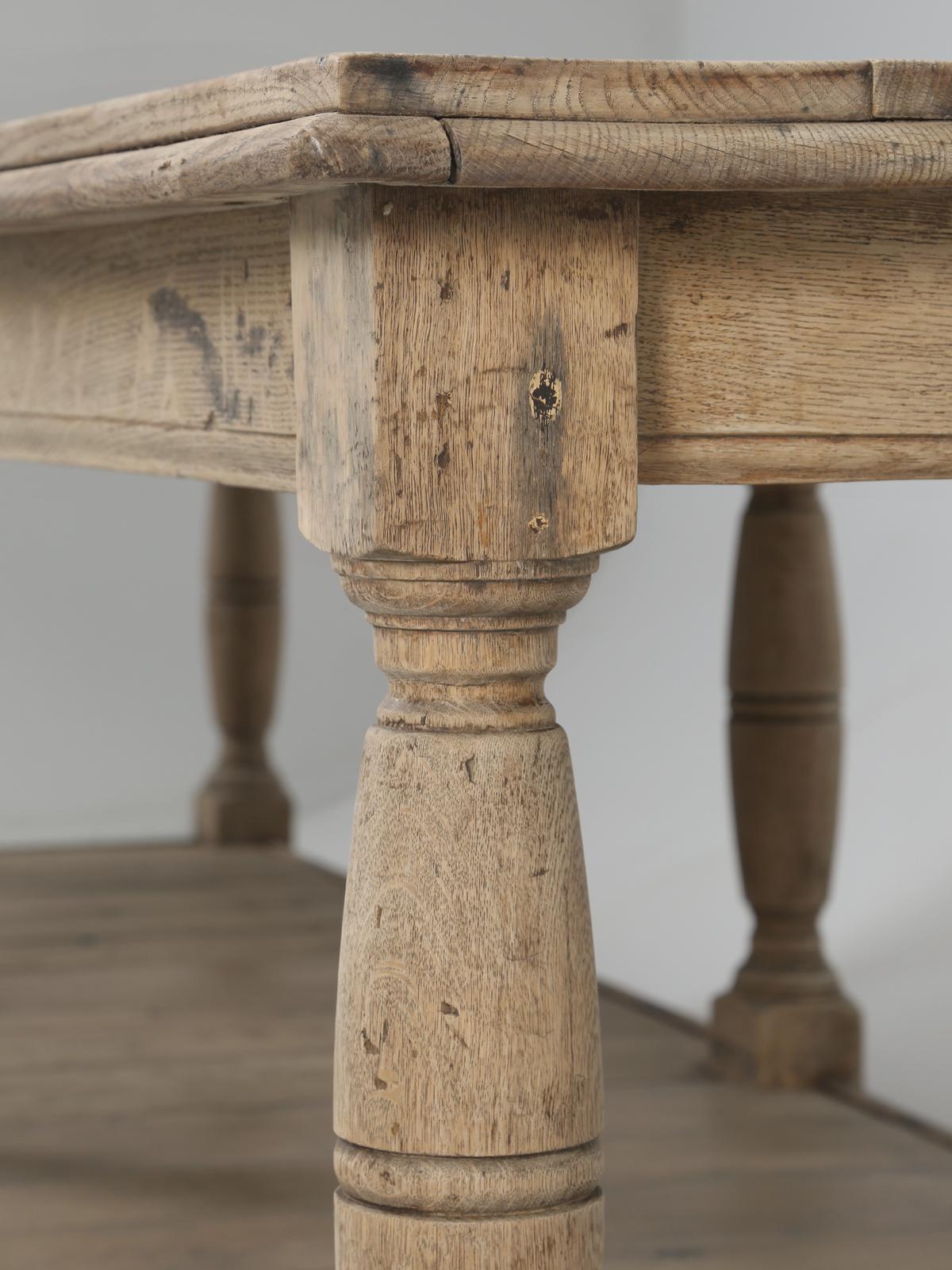 Antique Oak Work Table from Ireland Would Make a Perfect Kitchen Island c1900 5