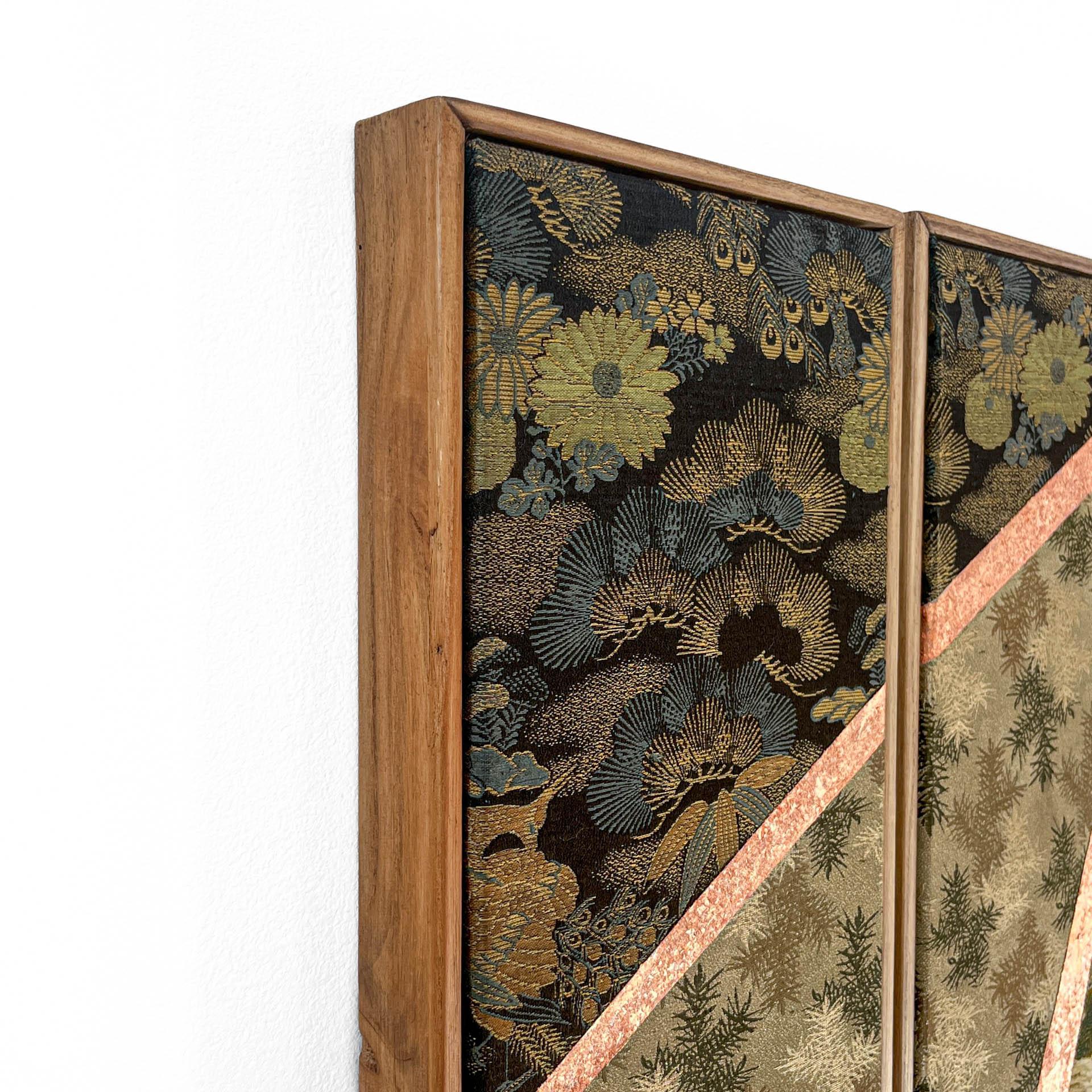Antique obi textile art 