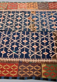 Antique Obruk Village Anatolia Kilim Rug from Mezzanine Gallery, 83"L