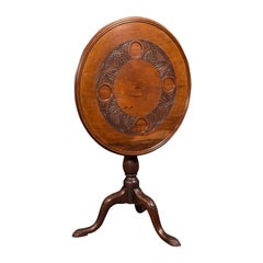 Antique Occasional Table, English, Walnut, Tilt Top, James Shoolbred, Victorian