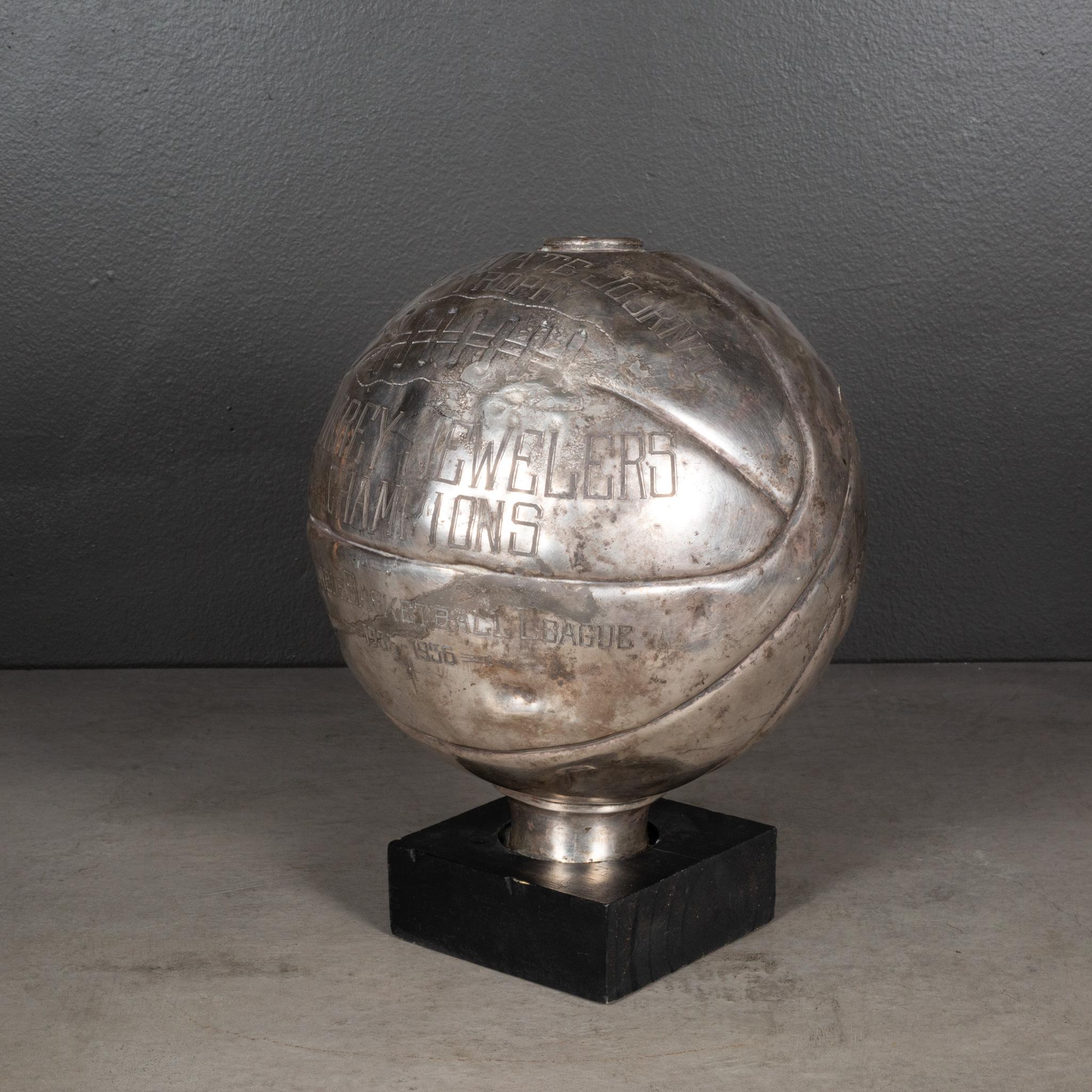 Industrial Antique Ohio State Basketball Trophy c.1935-1936 (FREE SHIPPING) For Sale