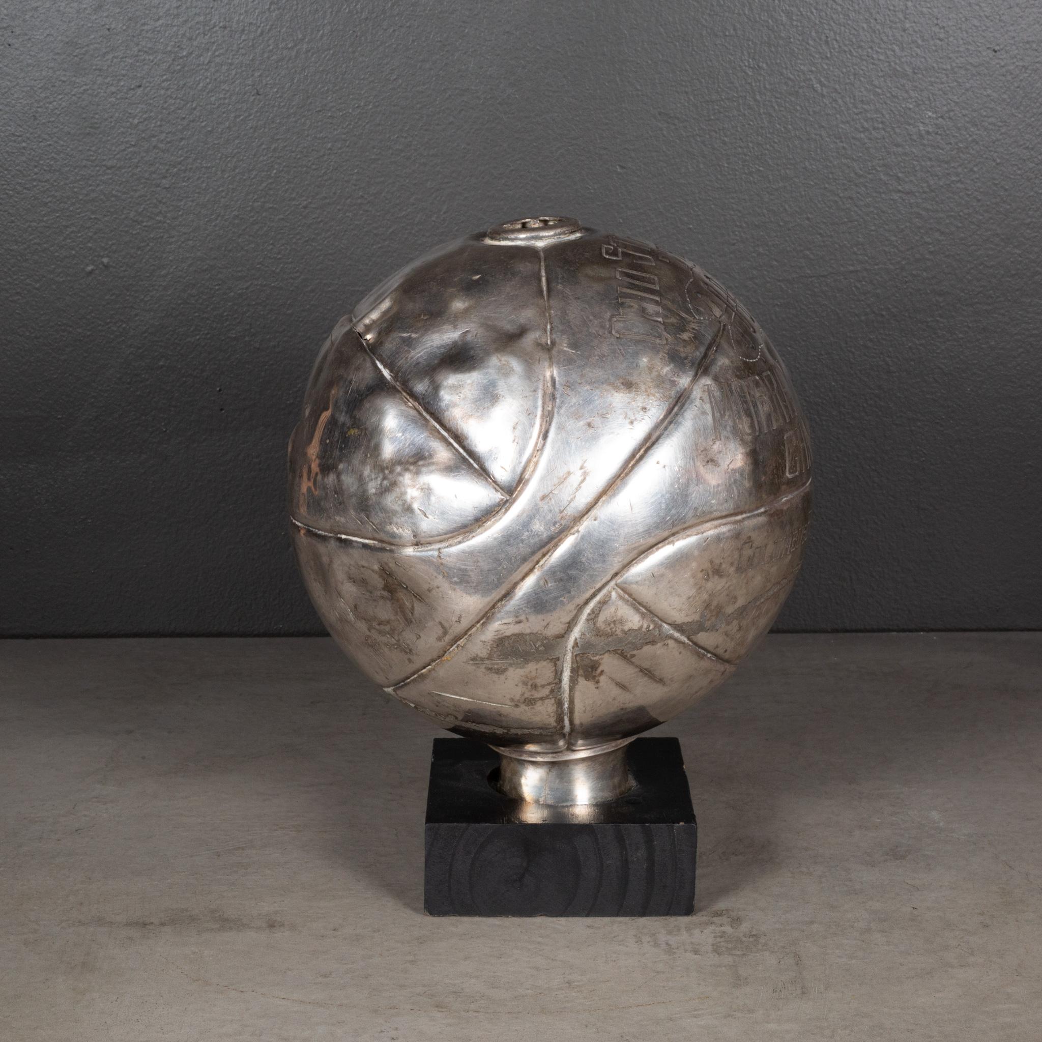 Silver Plate Antique Ohio State Basketball Trophy c.1935-1936  For Sale
