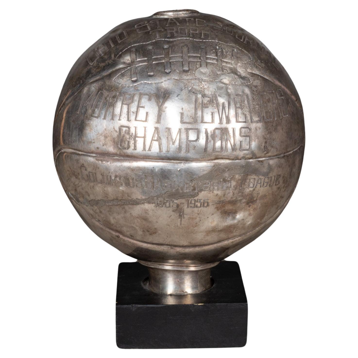 Antique Ohio State Basketball Trophy c.1935-1936 