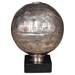 Trofeo antiguo de baloncesto del Estado de Ohio c.1935-1936 