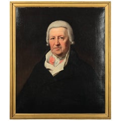 Antique Oil on Canvas 'American Portrait', circa 1790