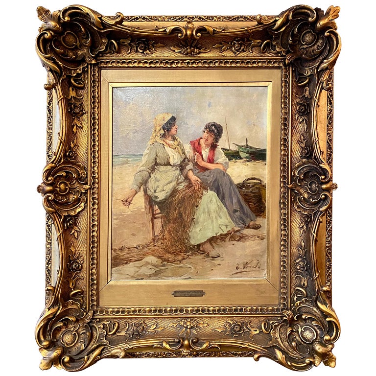 Antique Oil on Canvas For Sale at 1stDibs