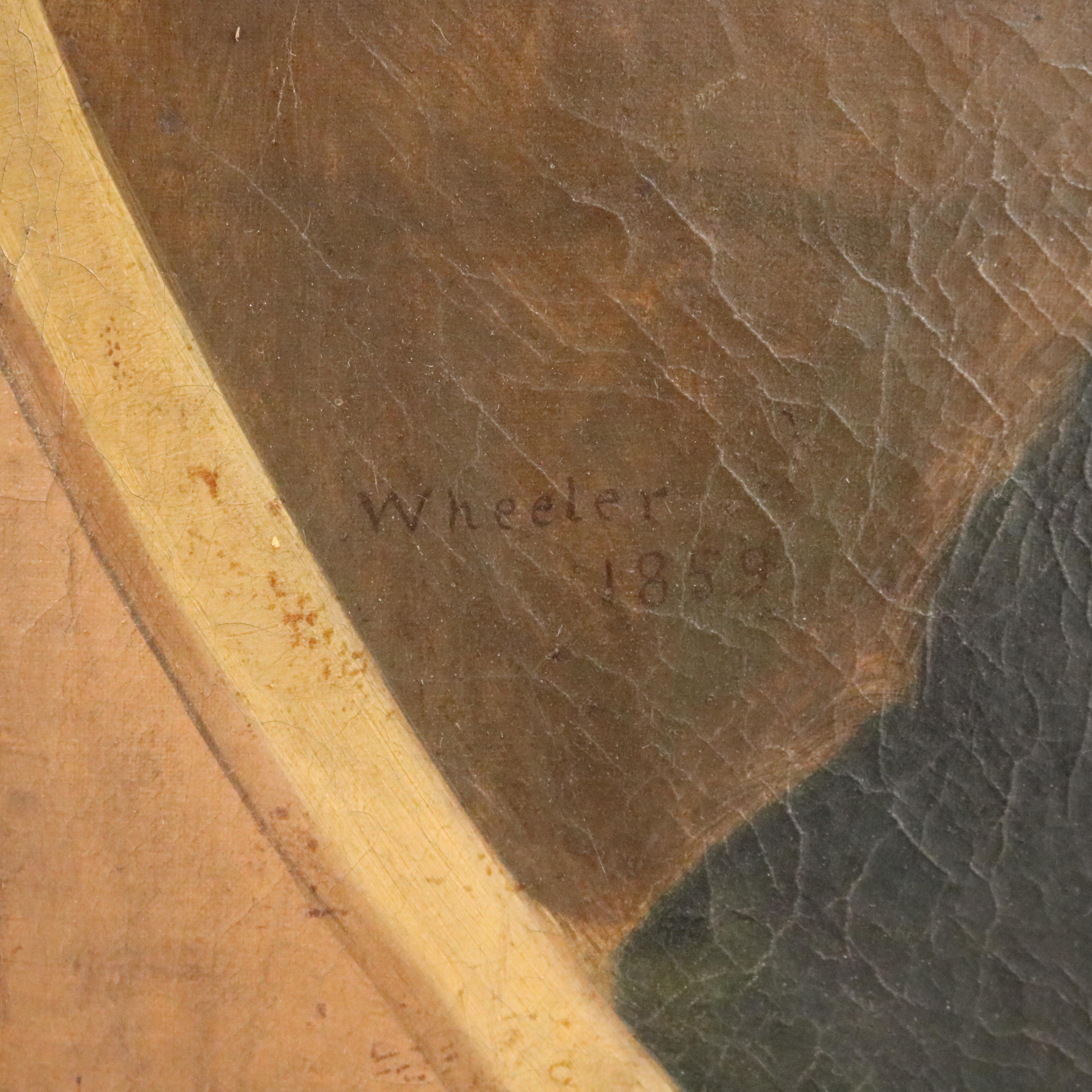 Ancienne huile sur toile marouflée Portrait d'un gentleman Début 19e siècle en vente 1